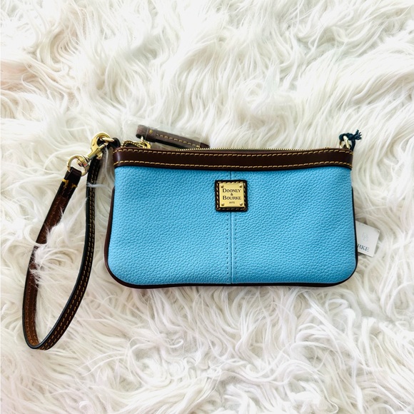 Dooney & Bourke Handbags - Dooney & Bourke Pebble Grain Slim Wristlet